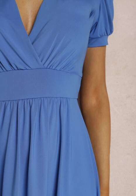 Niebieska Sukienka Agamia