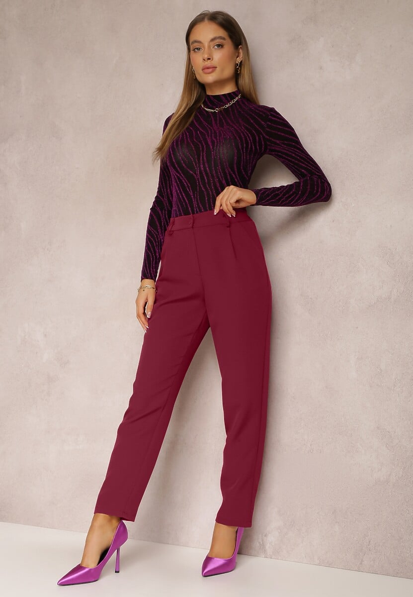 Fuksjowe Spodnie Regular Namamn