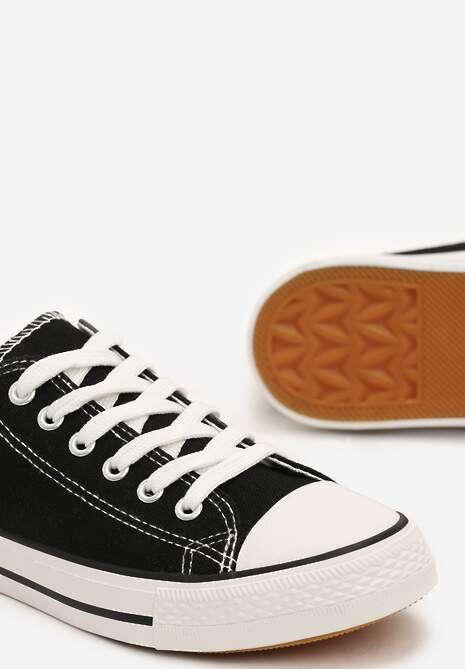 Czarno-Białe Trampki Lakelet