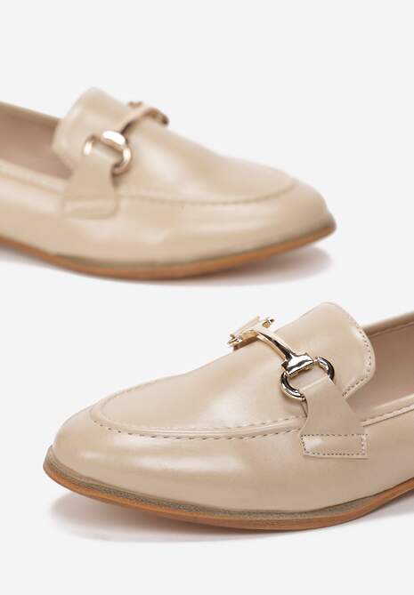 Beżowe Mokasyny Sakina