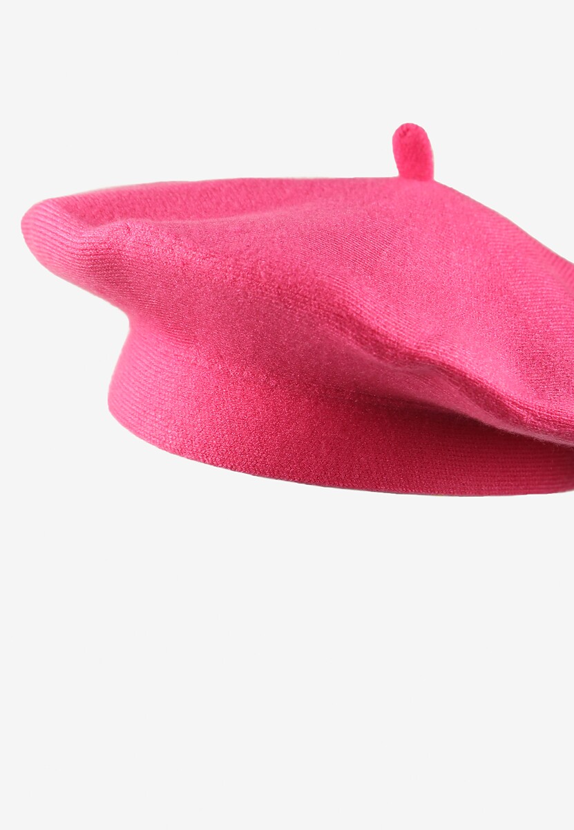 Fuksjowy Klasyczny Beret z Antenką z Bawełną i Kaszmirem Emidora