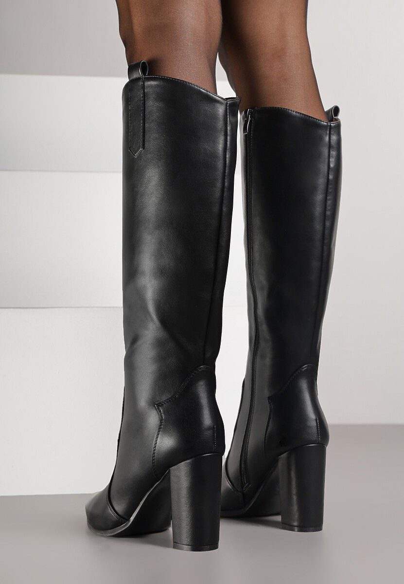 Czarne Kozaki Austad