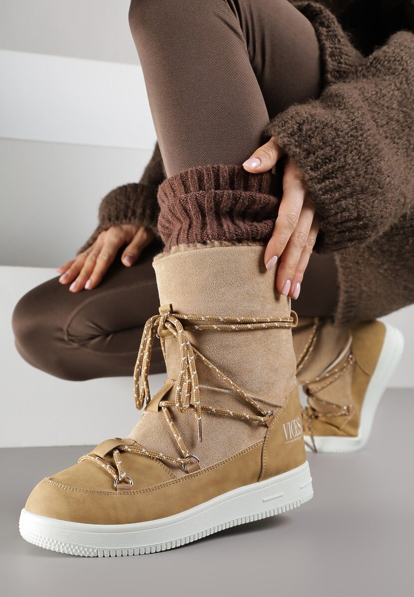 Czarne Śniegowce Night Magic