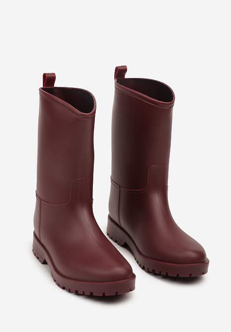 Bordowe Casualowe Kalosze Dirrive