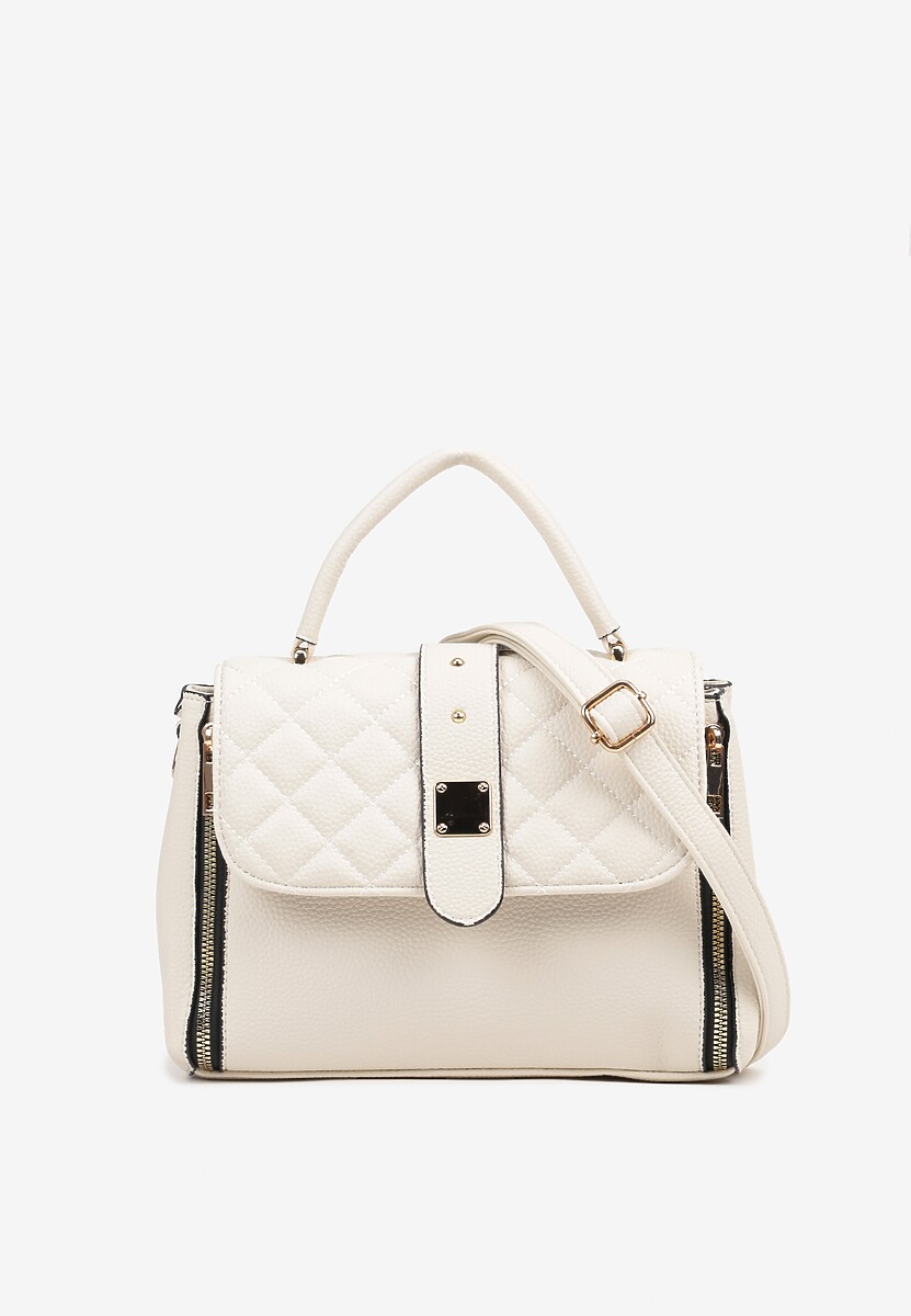 Czarna Torebka Ozdobiona Pikowaniem z Rączką Lanerith