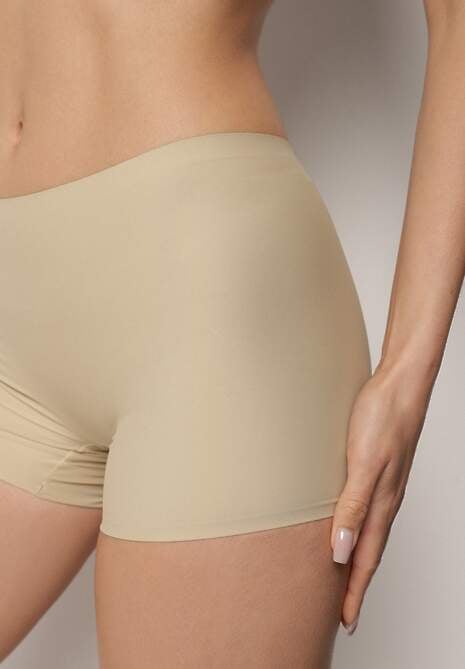 Beżowe Majtki Typu Szorty Savineira