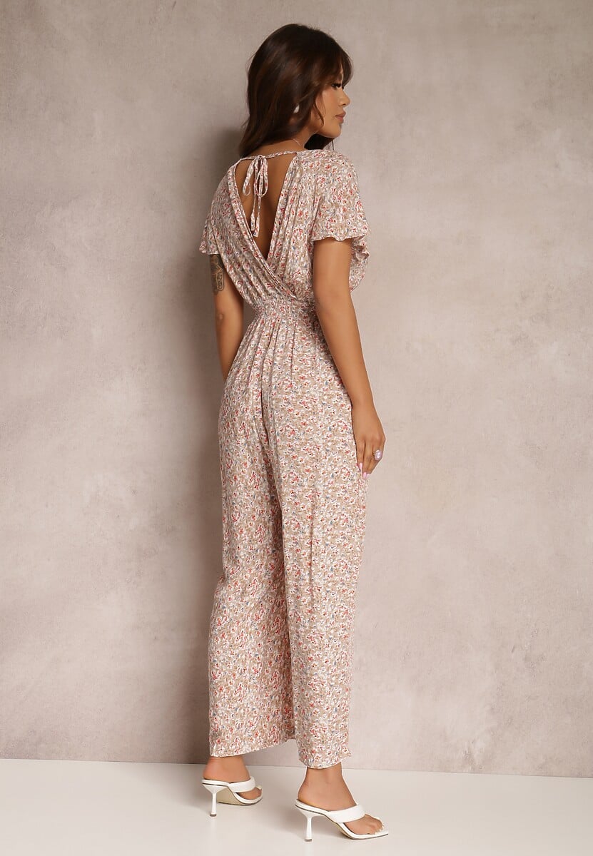 Beżowy Kombinezon Amathania