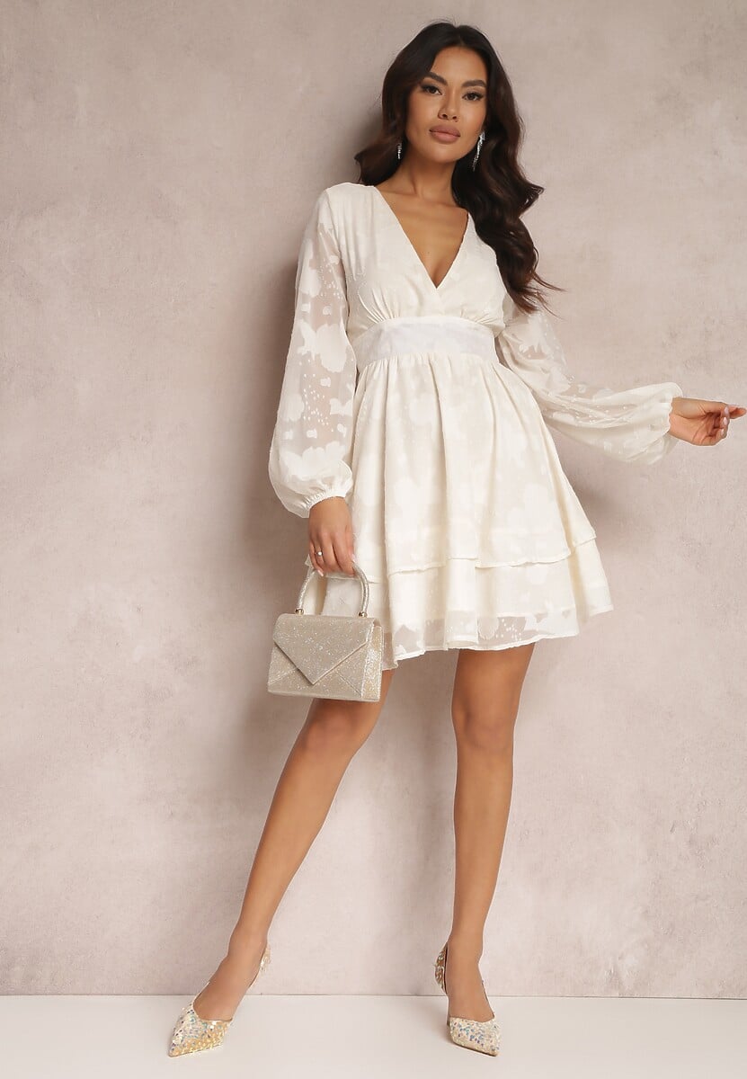 Kremowa Sukienka Maerista