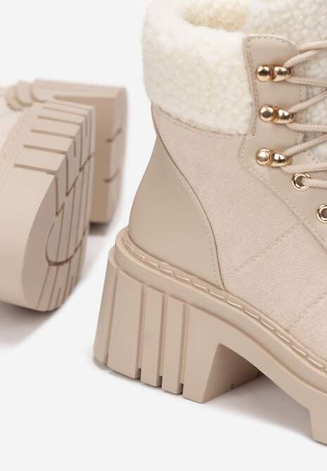 Beżowe Traperki Findlay