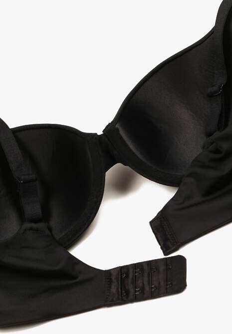 Czarny Biustonosz o Klasycznym Kroju Sinisea