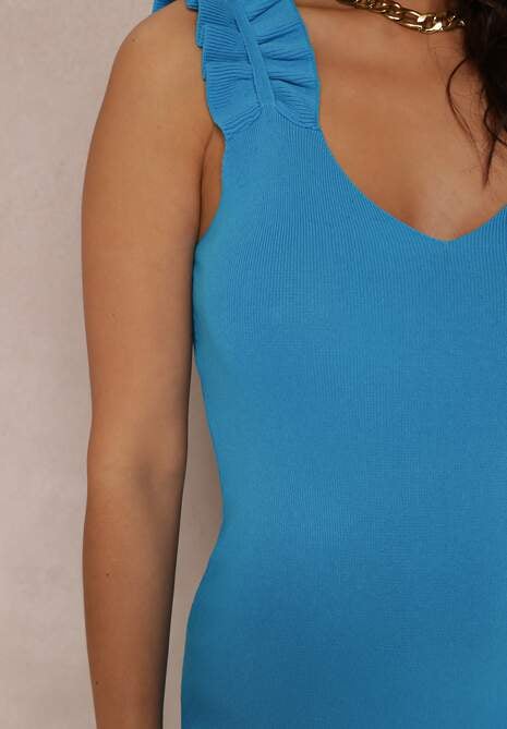 Niebieska Sukienka Timiope