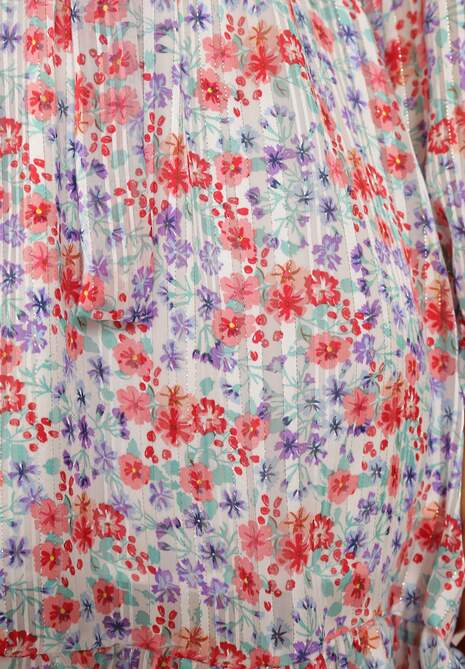 Biało-Fioletowa Sukienka Phylassa