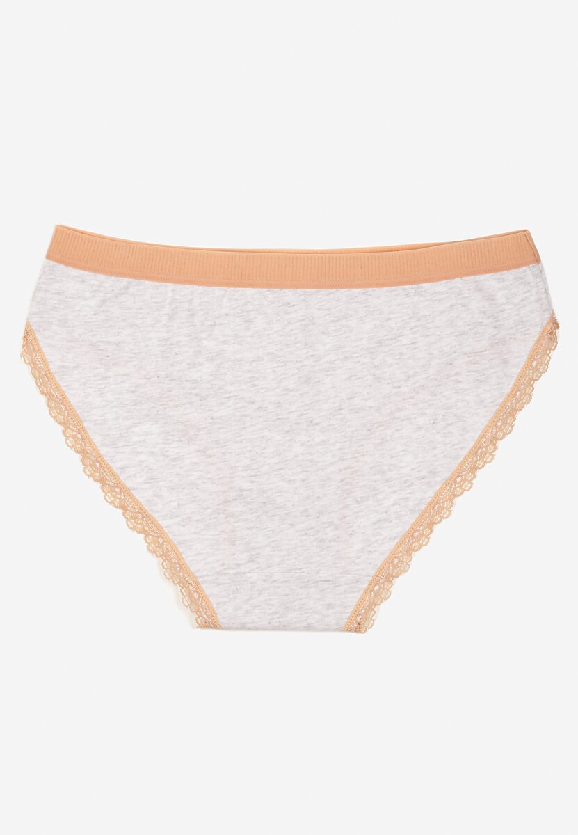Jasnoszare Majtki z Bawełny Typu Figi Pilliora