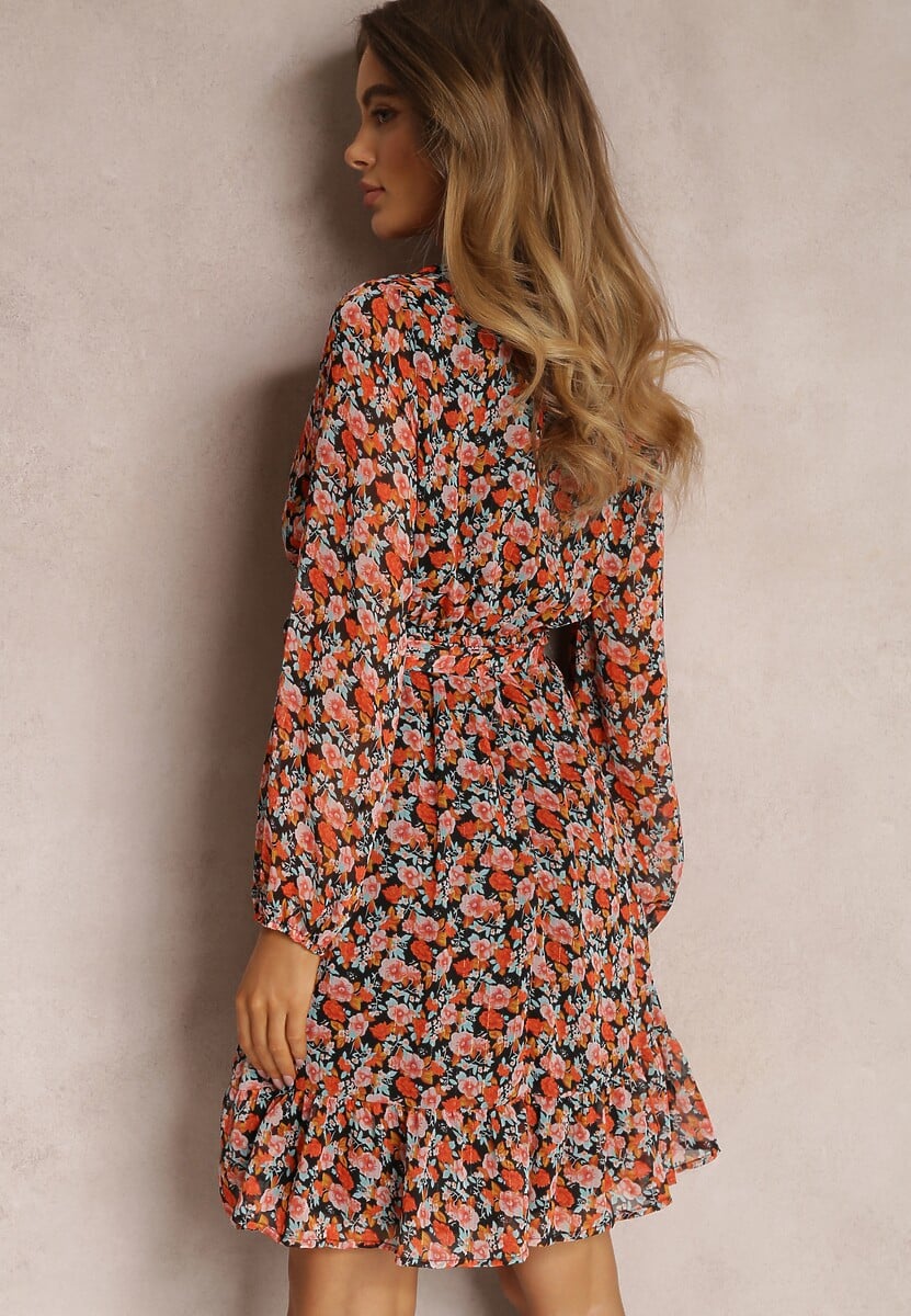 Czarno-Czerwona Sukienka Hellolea