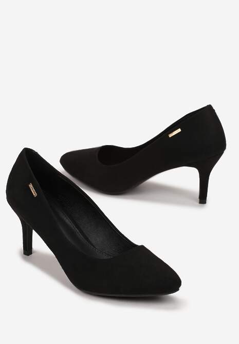 Czarne Czółenka Pherinca