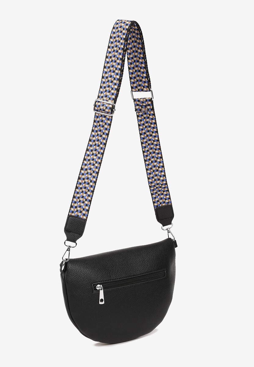 Czarna Nerka z Kieszonkami i Ozdobnymi Frędzlami Malloria