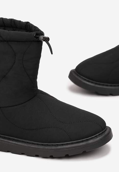 Czarne Śniegowce Pikowane Lessela