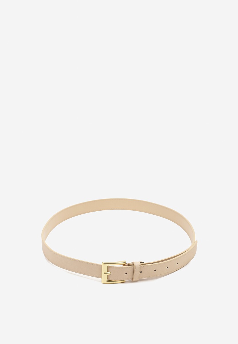 Czarny Pasek Ozdobiony Metalową Klamrą Nairavina