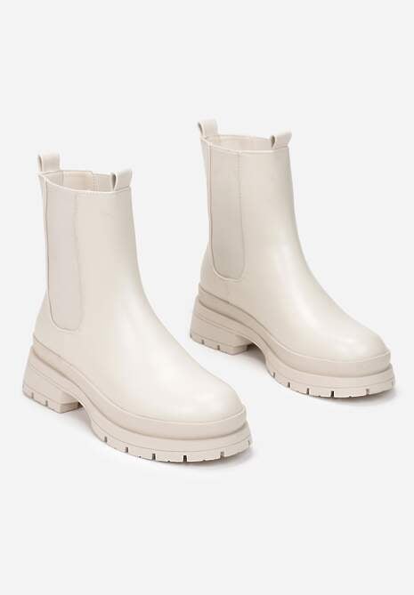 Beżowe Botki Cillime