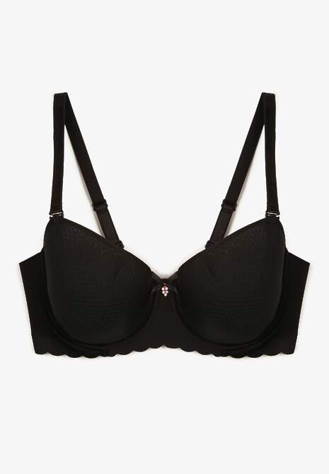 Czarny Biustonosz Oddychający Typu Spacer Namsari