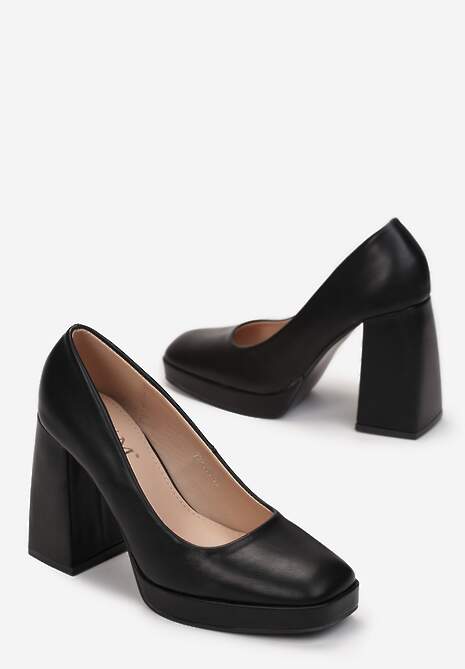 Czarne Czółenka Caeilea