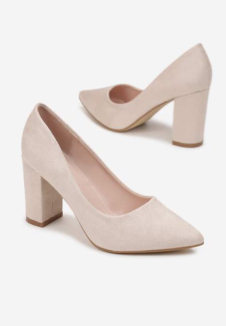 Beżowe Czółenka Omphele