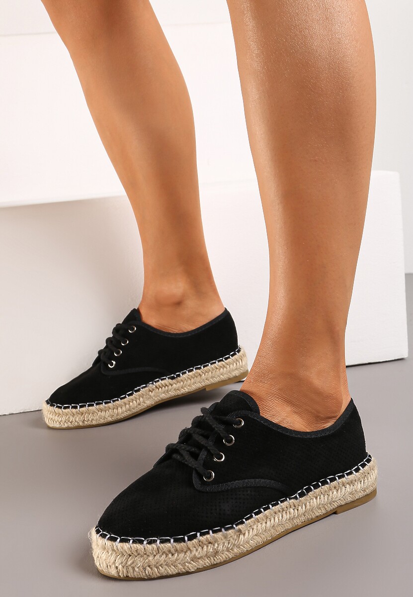 Czarne Espadryle Nememis