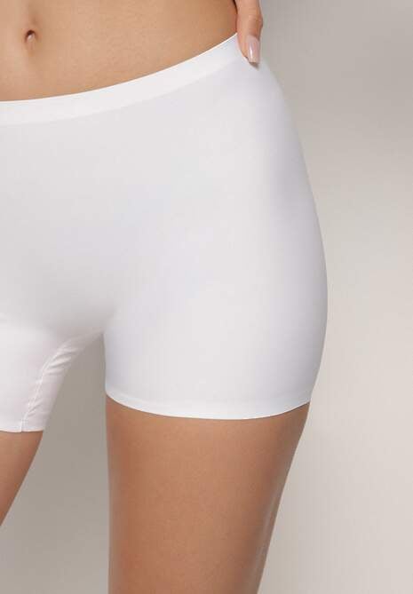 Białe Majtki Typu Szorty Savineira