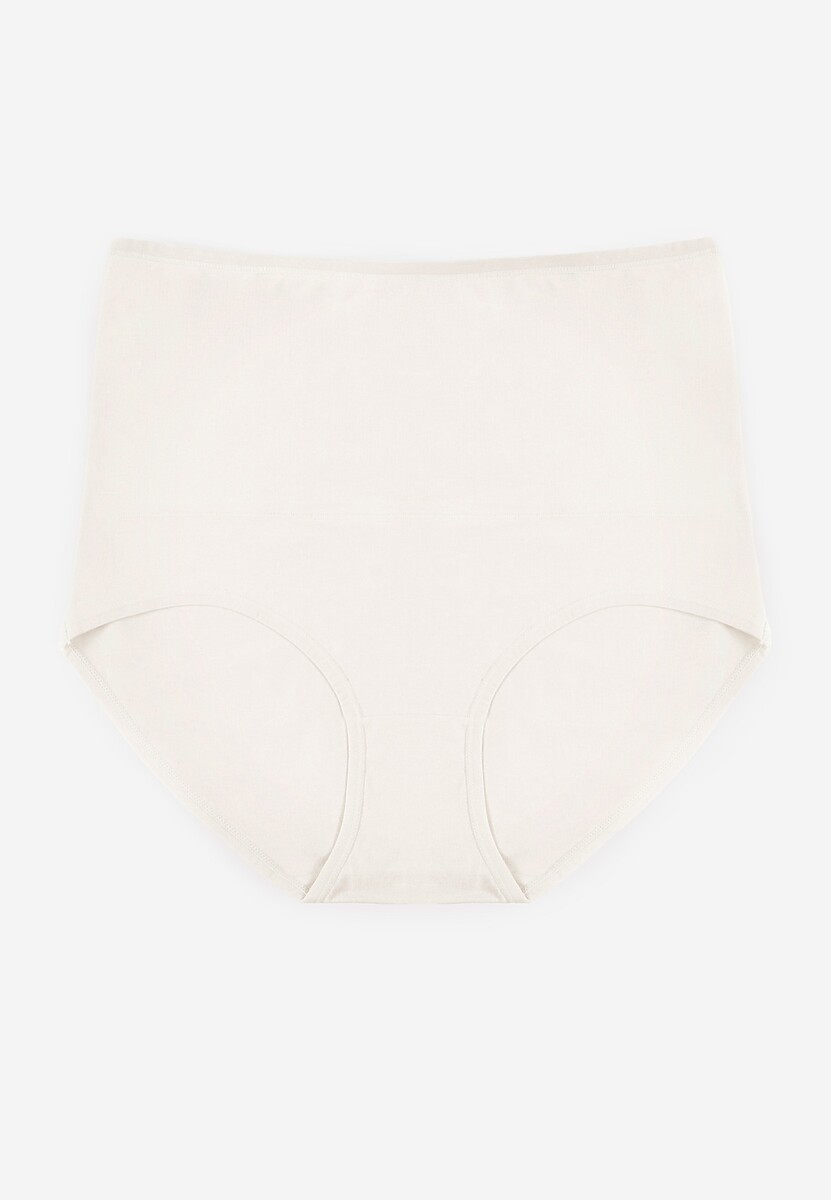 Czarne Modelujące Majtki z Bawełny High Waist Nilionea