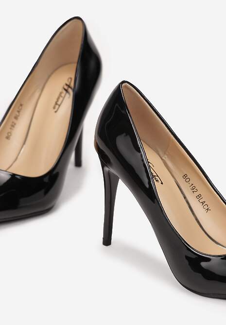 Czarne Szpilki Lakierowane Goiphia