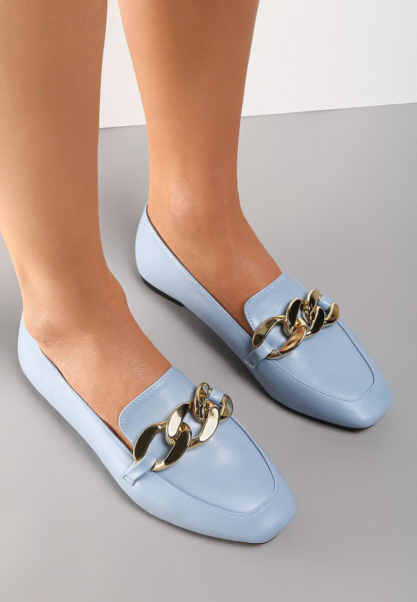 Niebieskie Mokasyny Maerona