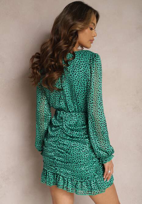 Zielona Sukienka Wolfgrove