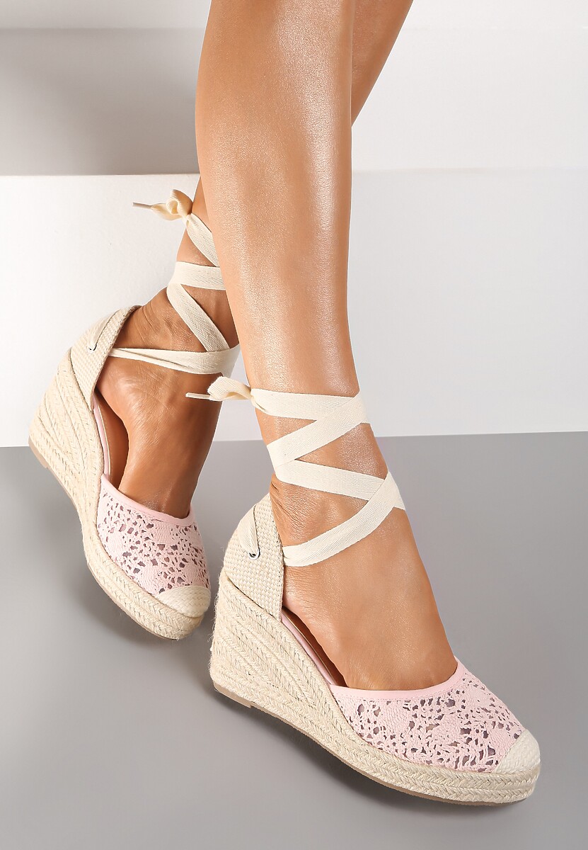 Różowe Sandały Jennileh