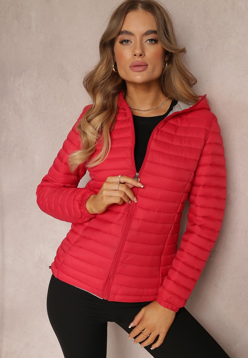 Czerwona Kurtka Pikowana Paranaina