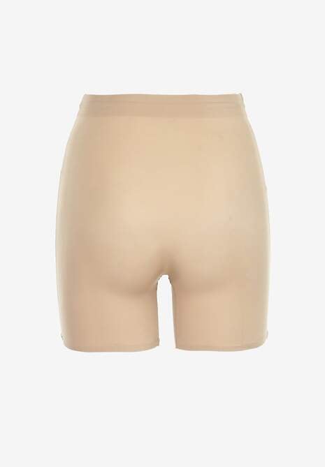 Beżowe Elastyczne Majtki Modelujące High Waist Swierisa