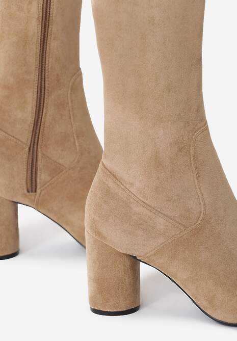 Beżowe Kozaki Like A Prayer