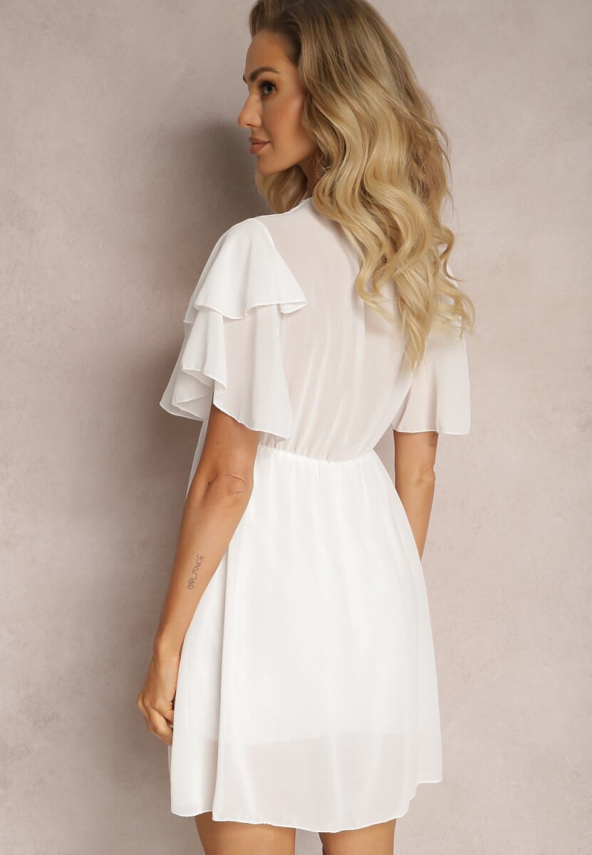 Biała Sukienka Nemele