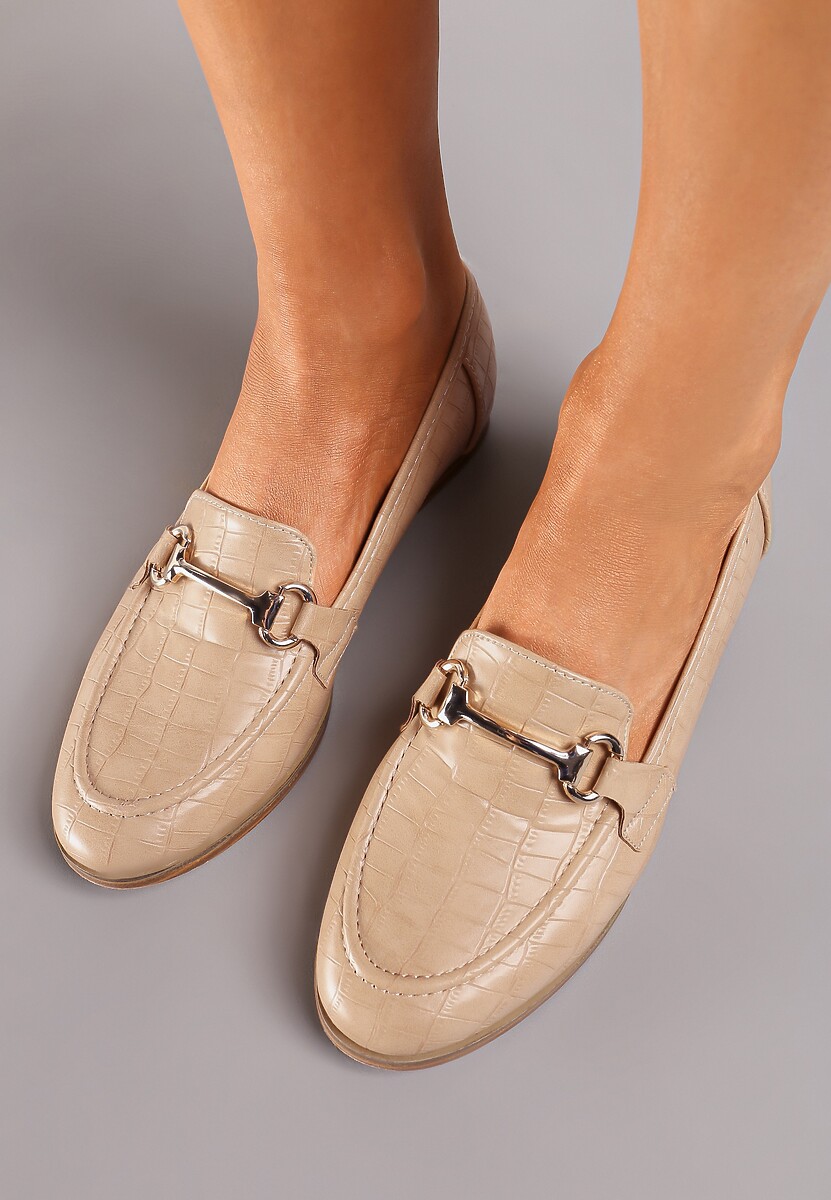 Beżowe Mokasyny Barnard