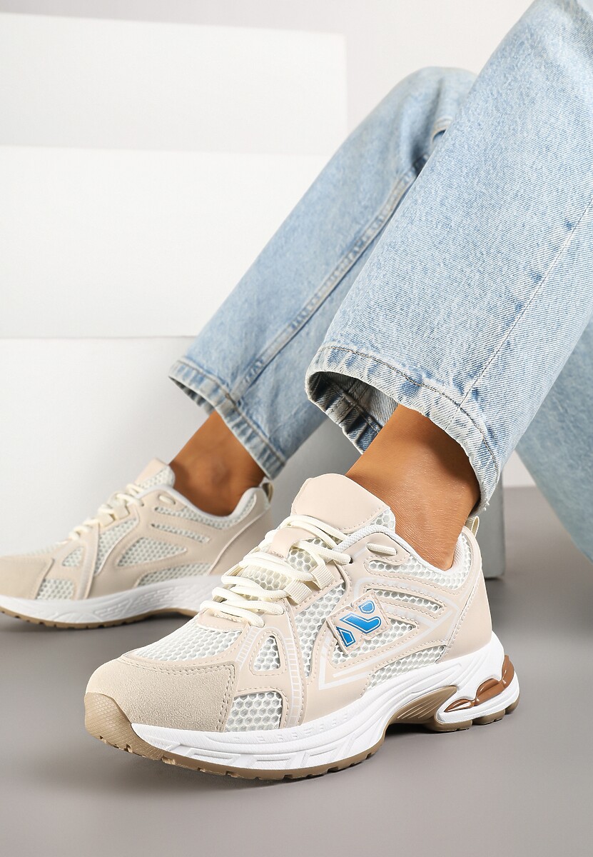 Białe Sneakersy Ozdobione Geometrycznym Motywem Tasoti