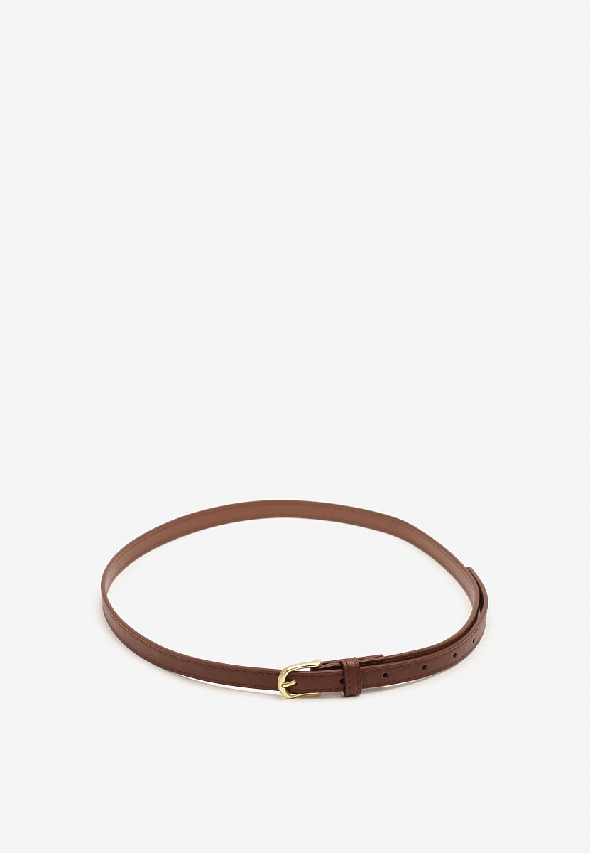 Brązowy Pasek Ozdobiony Klamrą Reveanna
