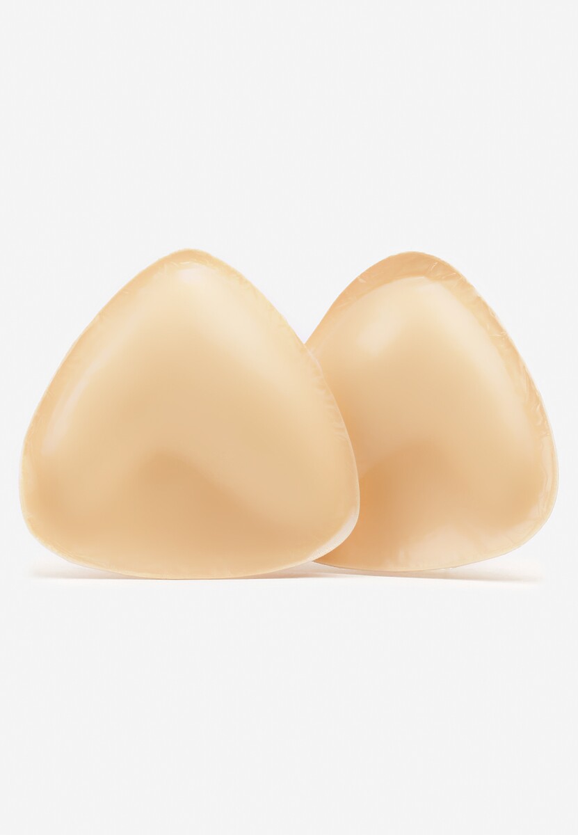 Beżowy Biustonosz Samonośny z Gładkim Wykończeniem Senarra