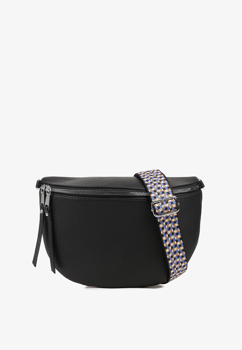 Czarna Nerka z Kieszonkami i Ozdobnymi Frędzlami Malloria