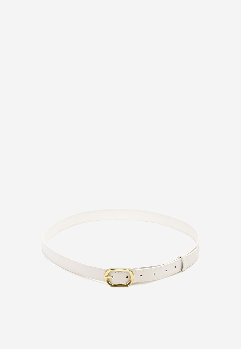 Brązowy Pasek Ozdobiony Zaokrągloną Klamrą Vozera