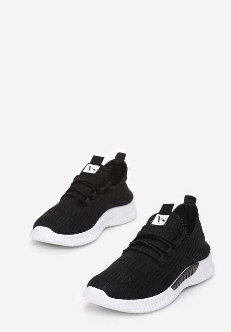 Czarne Buty Sportowe Pudina