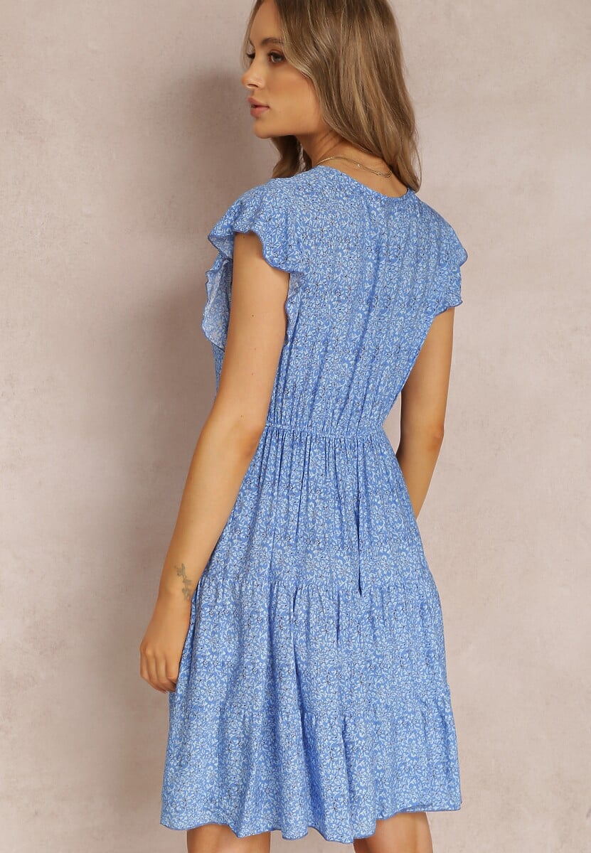 Niebieska Sukienka Phaerica