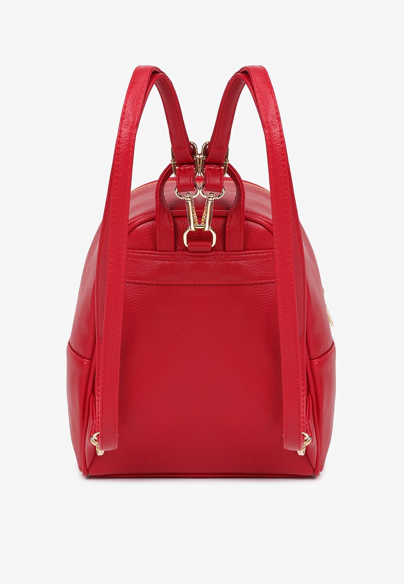 Czerwony Plecak Ozdobiony Pikowaniem Banilitia