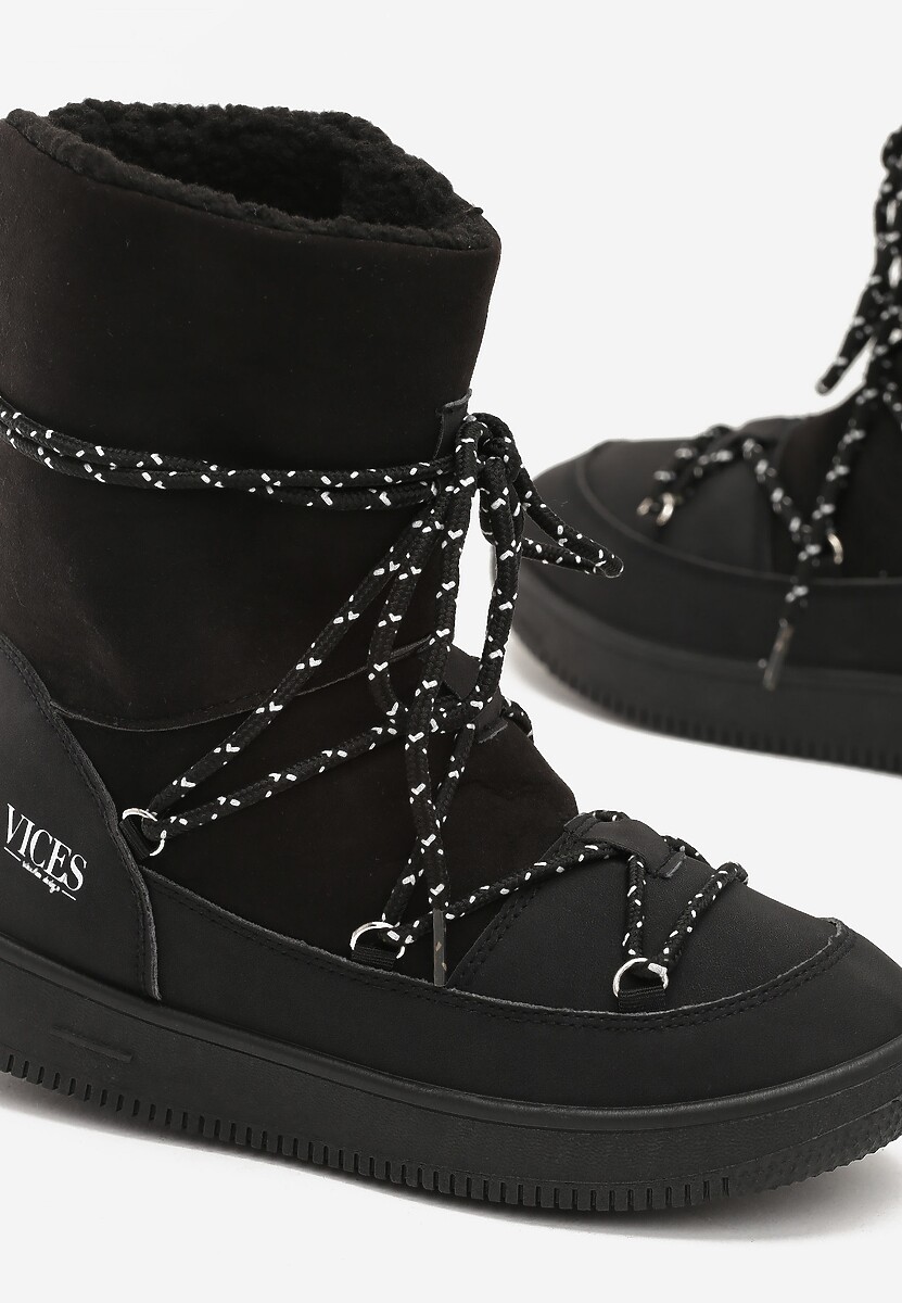 Czarne Śniegowce Night Magic