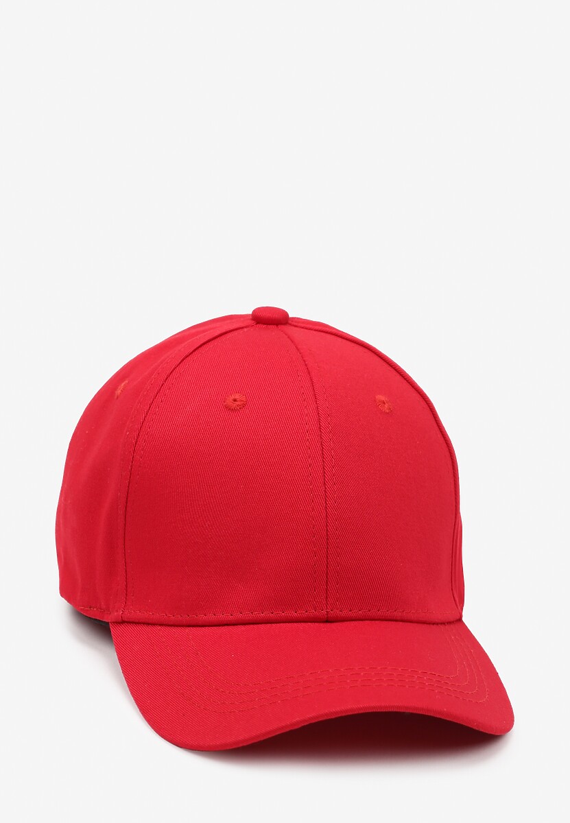 Granatowa Czapka z Daszkiem z Bawełny z Możliwością Regulacji Ravzeri