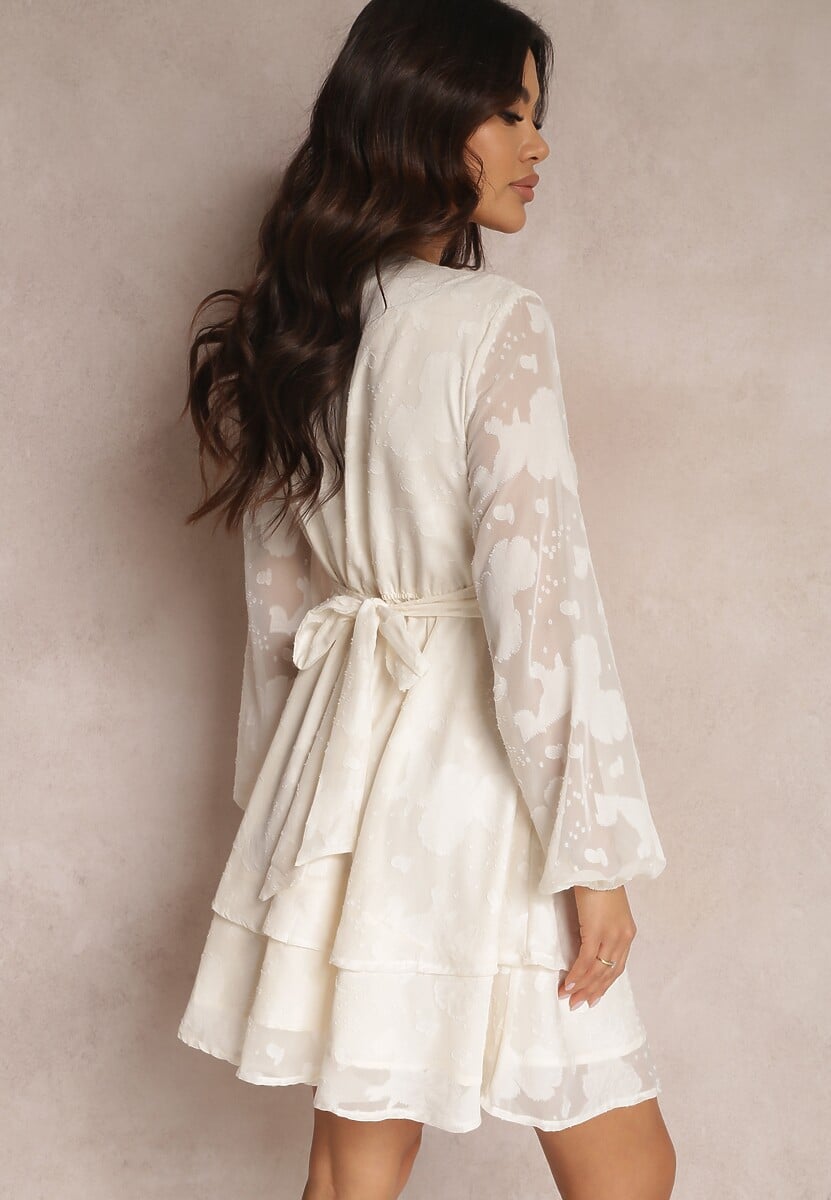 Kremowa Sukienka Maerista