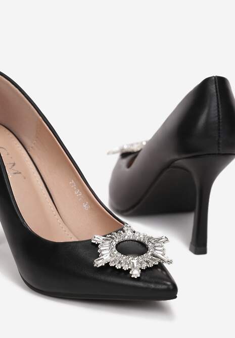 Czarne Szpilki Mellyne